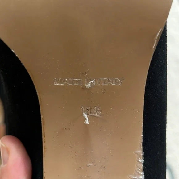 Everlane - Black Suede Mules / Boots - Picture 5 of 9